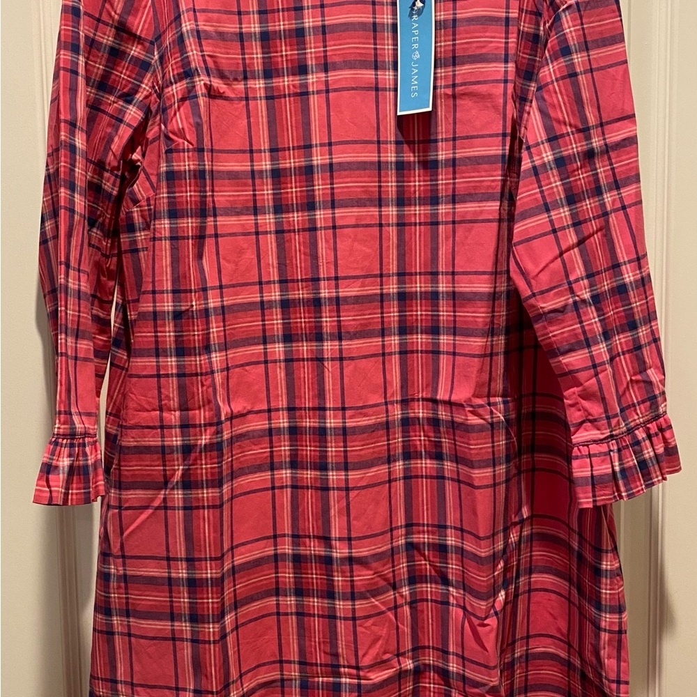 J. Crew Red Plaid Dress